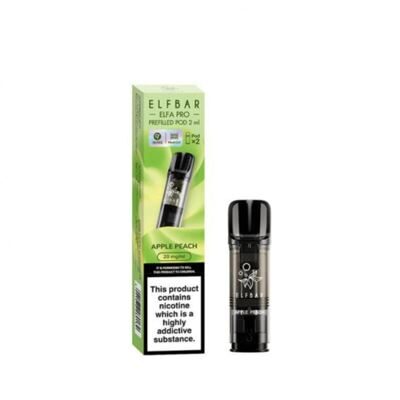 ELFBAR ELFA Kit Pro 2ml Pods 20mg - Apple Peach 10 Stk