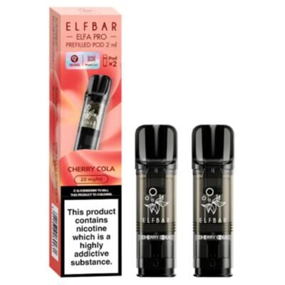 ELFBAR ELFA Kit Pro 2ml Pods 20mg - Cherry Cola 10 Stk