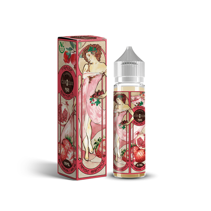 CURIEUX E-Liquid Fraise Grenade  50ml